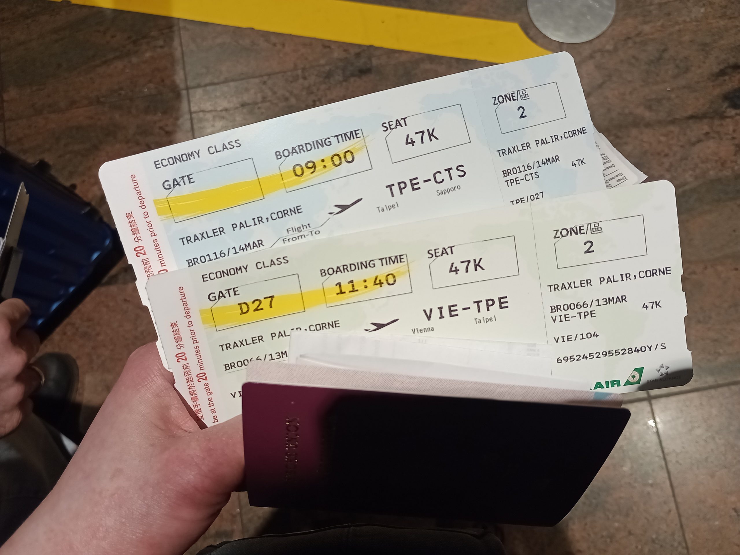 Eine weite Reise um die halbe Welt… (1.)