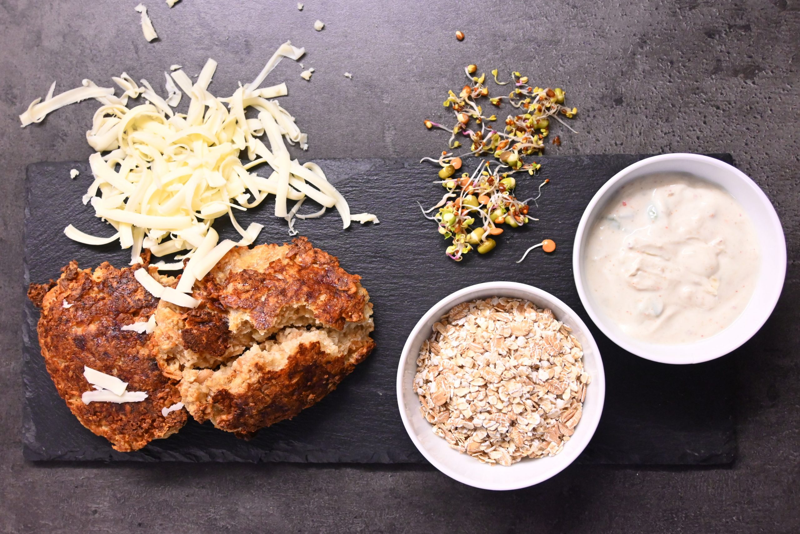 Haferflockenkäselaibchen